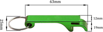 Personalized Bottle Opener Keychain Custom Aluminum Beer Bottle Opener Engraved Any Text/Logo Wedding Favors, Brewery, Bar, Anniversaries, Party,...