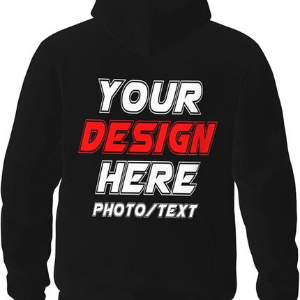 Custom Hoodies for Men and women  – Personalized Sweatshirts with Photo, Logo, or Text Printed Front & Back